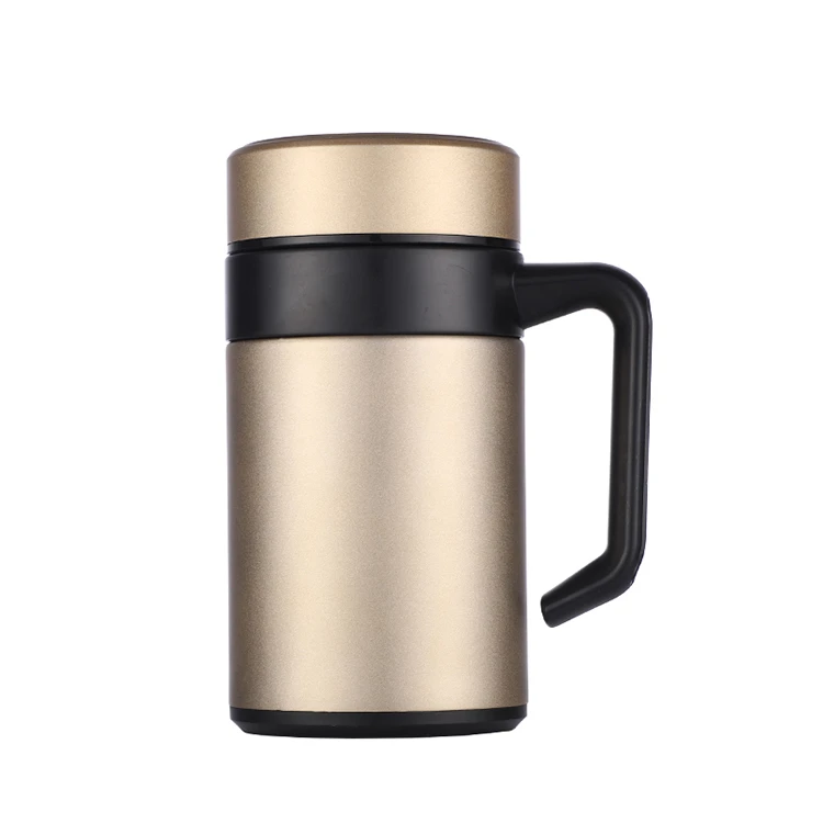 [JT-B400]Reusable 400ml double wall vacuum insulated 304 food grade stainless steel office mug