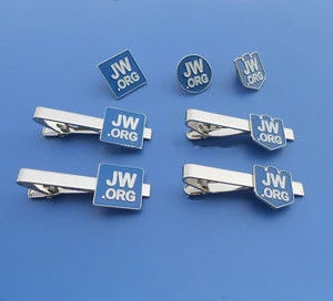 JW ORG tie clip and lapel pins, kinds of JW ORG gifts tie bar and metal pin brooch