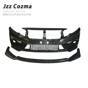 JZZ cozma car rear bumper+ front bumper For honda for civic bumpers