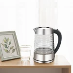 Kettle Small Kitchen Appliance Electric Kettle Water Boiler White Auto Body Hot Sell Steel Stainless Logo Power Milk