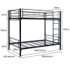 king size smart dormitory  beds Bedroom furniture school hostel prison used double metal bunk bed design