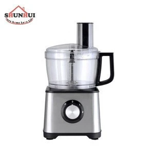 Kitchen Appliance Food processor  6 in 1 Stainless Steel Body 600W 8 Cup Food Processor Multi-Function