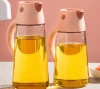 Kitchen Olive Oil and Vinegar Dispenser Glass Bottle Cruet