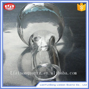Lab Supplies 6mm thickness Round bottom Quartz flask