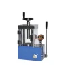 Laboratory 15 Ton Hydraulic Press with Digital Gauge and Protective Cover