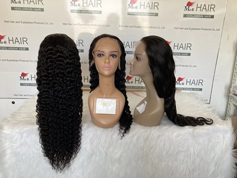 Lace Front Wig Black girl magic straight frontal wig transparent lace  brazilian hair front lace wig