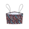Ladies polyester spandex tank tops paisley sublimation blank tank top sleeveless tank crop top