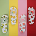 Ladies Slides Summer New Fashion Pineapple PVC Fruit Womens Slippers