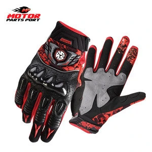 Leather Riding Gloves Motocross Gloves for Motorcycle Racing