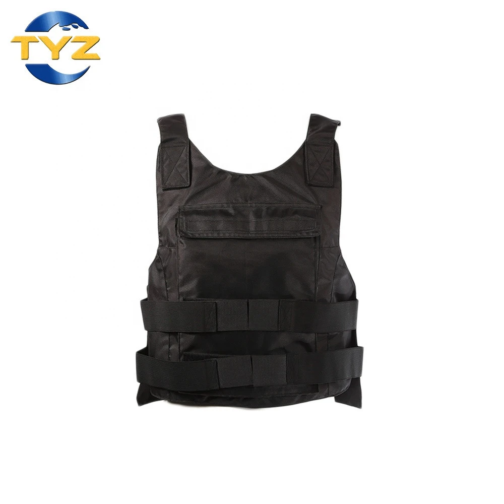 Light Weight Concealed Body Armor Bullet Proof Black Vest NIJ level IIIA 3A