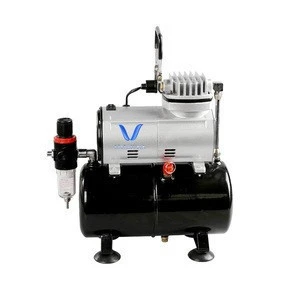 LinhaivetA professional oil free airbrush compressor tank 3l air brush spray gun