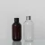 Import long neck 100ml amber pet plastic bottle with pump 200ml 500ml from China
