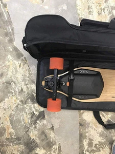 Longboard Skateboard Bag Carrying Bag Backpack Travel Bag duffel Shoulder Straps Black Color skate board