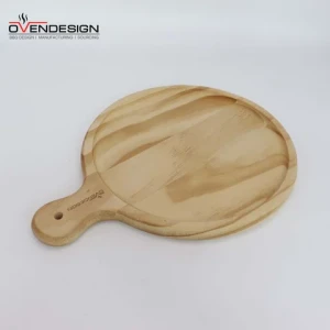 Low MOQ 6"/7"/8"/9"/10"/12" Round Pizza Peel Pizza Peel Wooden Pine Pizza Tray With Perforated Handle