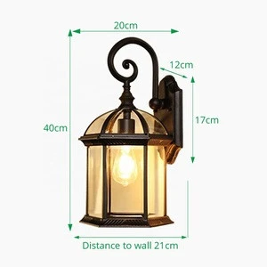 Low Price Modern Wall Mounted Decoration Outdoor Led Wall Light For Garden Yard Lamps