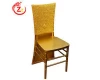 Low wholesale high quality metallic gold spandex chair cover