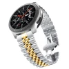 Luxury Design 5 Beads Stainless Steel Link Watch Bands Metal Bracelet for Samsung Gear S3 S2 Frontier 22mm 20mm Men Smart Band