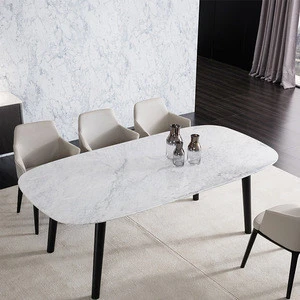 Luxury dining furniture ceramic modern dining table design