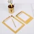 Import Luxury  rose gold  Metal Clipboard for office from China