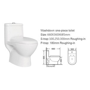 Made in China Washdown Ceramic Toilet Bowl