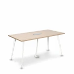 Malta Meeting Table by Ensemble Homes Light Oak finish Office Room Modern Finish Furniture