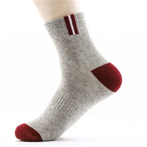 Man Socks Comfortable Breathable Mens 100% Cotton Sport Socks