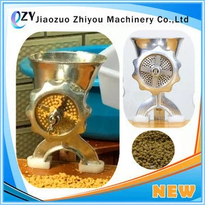 Buy Manual Pet Pellet Feed Processing Machine/household Birds Fish Turtles  Pellet Food Extruder Machine(skype:peggylpp) from Jiaozuo Zhiyou Machinery  Co., Ltd., China 