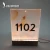 Import Manufacturer outlet customized hotel Acrylic lit door number plate from China
