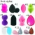Import Many shapes powder puff box package cosmetic puff from China
