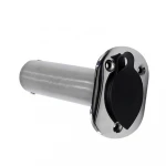 Marine Grade 316 Stainless Steel Boat Accessories 90 Degrees Sailboat Rod Holder Mirror Polished Flush Mount Rod Holder on Sale