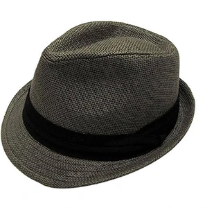 men women foldable straw hat fedora panama packable travel sun hat