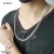 Import Men&#039;s Jewelry Set Stainless Steel Jewelry Necklace Bracelet Silver And Gold Wire Material 5mm Jewelry from China