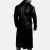 Import Mens Black Real Cow hide Leather Coat & Vest/Shearling Long Trench Coat,Winter Coats from Pakistan