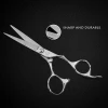 Metal sharp curved pet grooming scissor japanese best hair cutting shears scissor