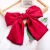 Import Mgirlshe Bulk Stock Bow Ties Wholesale Fashion Girls Pink Elastic Hair Band Satin Scrunchies Hair Bow Clips from China