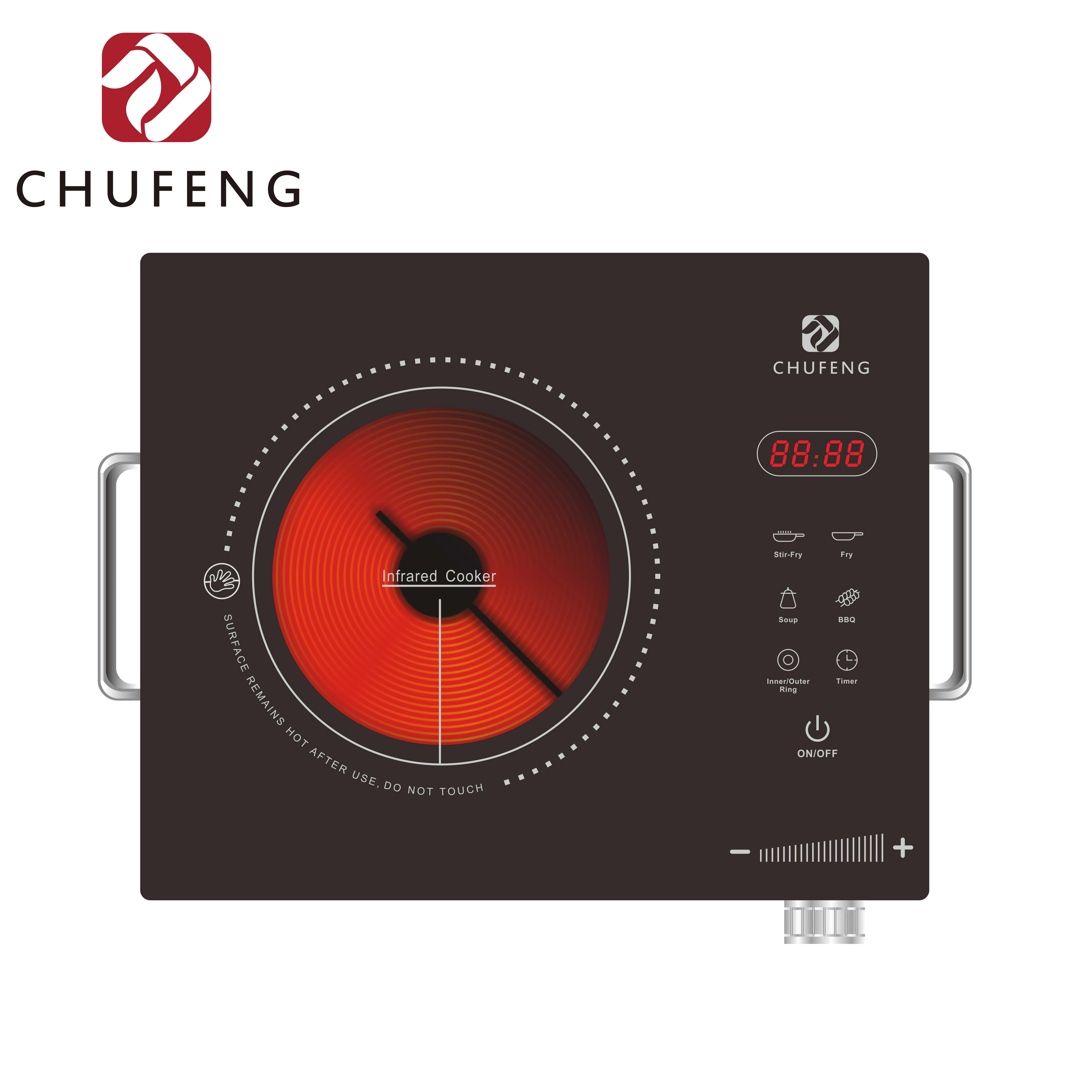 Microwave ceramic infrared cooker