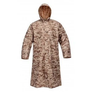 Military Outdoor High Quality Waterproof Adult Long Raincoat