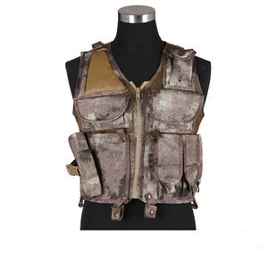 Military Police Mesh Camouflage  Tactical Vest Outdoor Hunting Vest