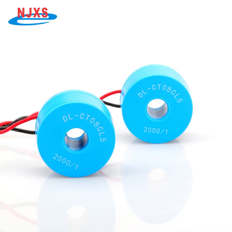Mini AC Current Transformer DL-CT08CL5 20A/10mA 2000/1 Micro low voltage Current toroidal Transformer Factory Manufacturer Price
