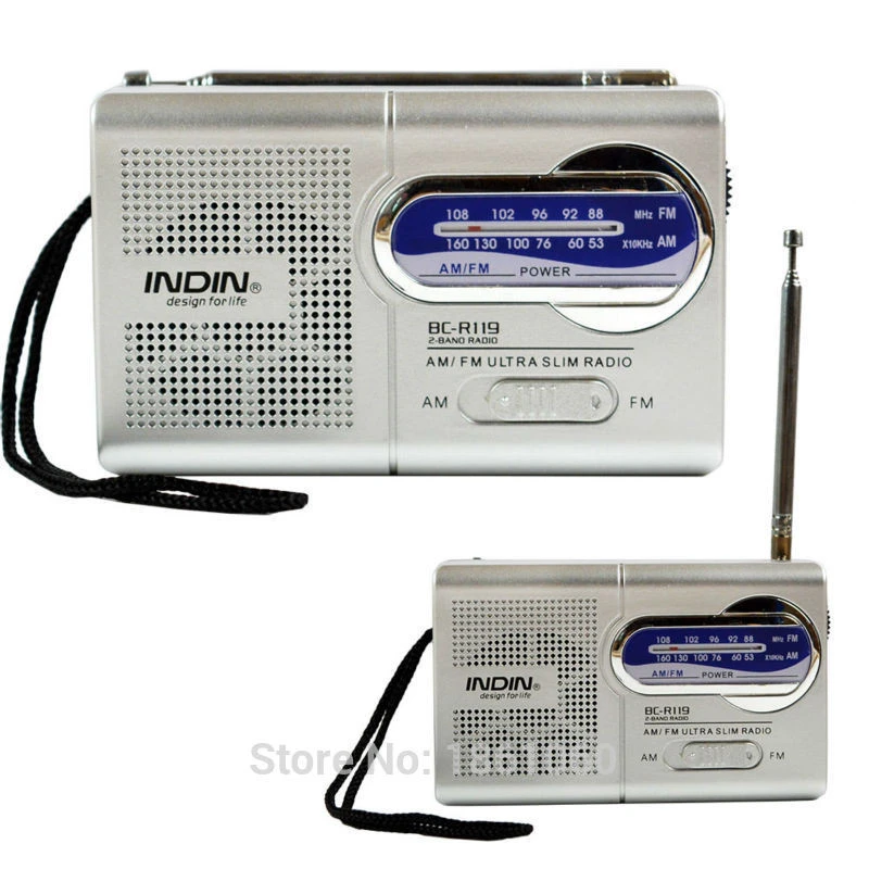 Mini AM FM Receiver World Universal BC-R119 Radio