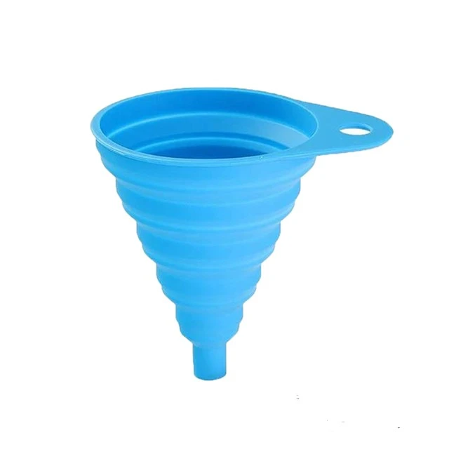 Mini foldable funnel Collapsible Portable Household Liquid Kitchen Tools