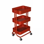 Mini folding luggage cart storage small cart storage kitchen rack luggage trolley bags 4 wheel shopping trolley
