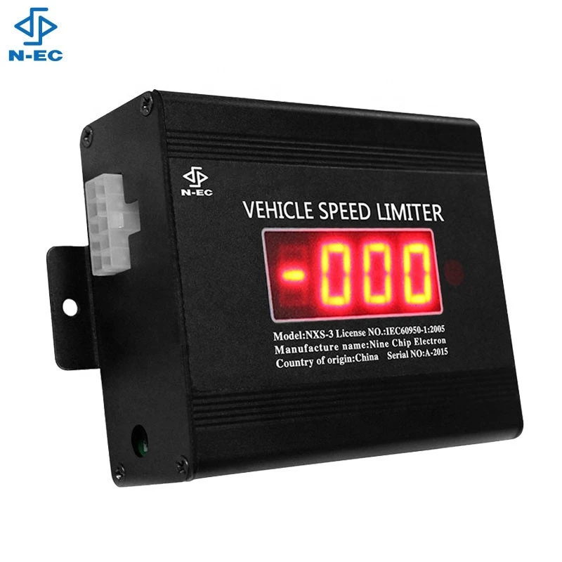 Mini overspeed alarm and vehicle speed limiter car speed limiting device
