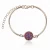 Import Minimalist fashion steel colorful Disc opal Charm Wedding gift Opal women bracelet jewelry from China