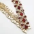 Import Mixed color glass diamonds cup crystal rhinestone chain trim from China