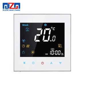 MJZM 3A-3000 AC95-240V Colorful Letter Screen Thermoregulator for Water Underfloor Heating System Thermostat Indoor Warm