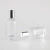 Import 50ml Custom Modern Boston Round Sprayer Perfume Oils Glass Bottle Clear Refill Spray Perfume Bottles with Silver Spray Cap from China