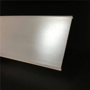 50mm Opal light diffuser for aluminum led profile