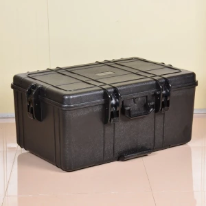 MM-TB2016A Plastic Carrying Case Tool Box Flight Trolley With Custom Foam Sponge Cut