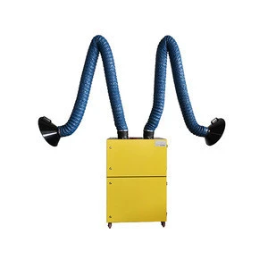 mobile portable welding fume extractor soot purifier  dust collector